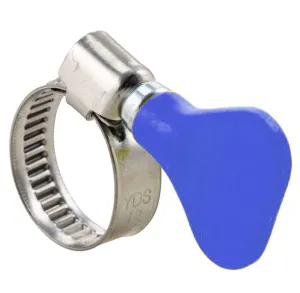 0.5" Hose Clips (Blue)