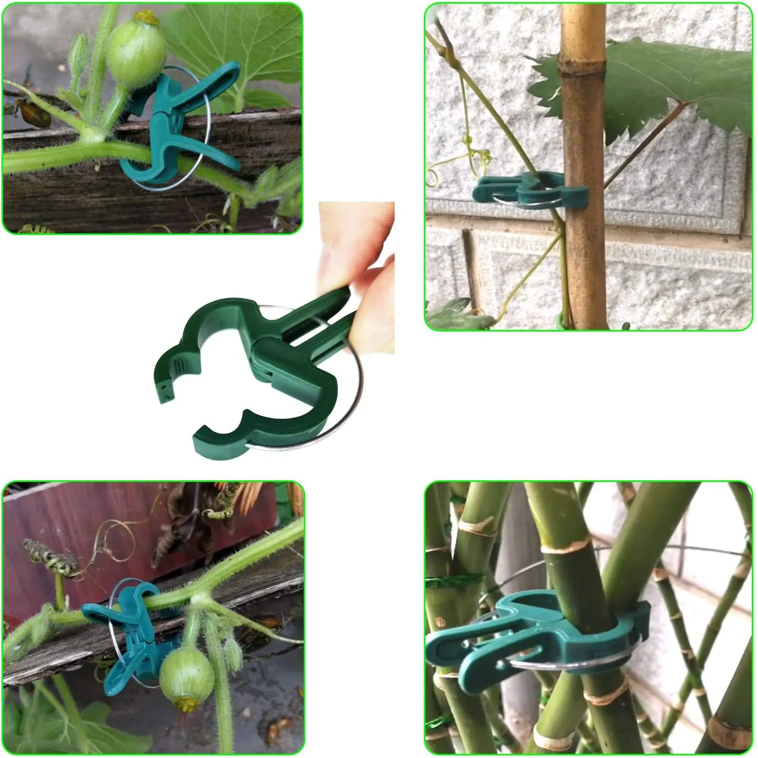 20 Reusable Clips for Supporting Plants Vines  Flowers