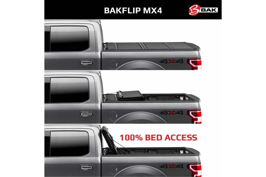 2019-23 Chevrolet & GMC Silverado & Sierra 6 ft. 7 in. Bed BAK Flip MX4 Heavy-Duty, All-Season Truck Bed Cover