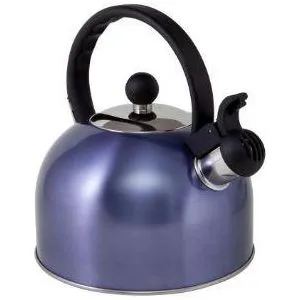 2l Lavender Stainless Steel Boil It Whistling Gas Kettle Camping Caravan Motorhome Cordless