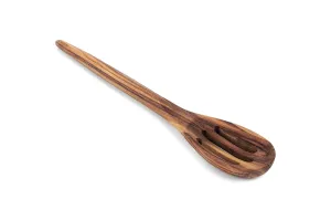 Acacia Wood 12" Wooden Slotted Spoon