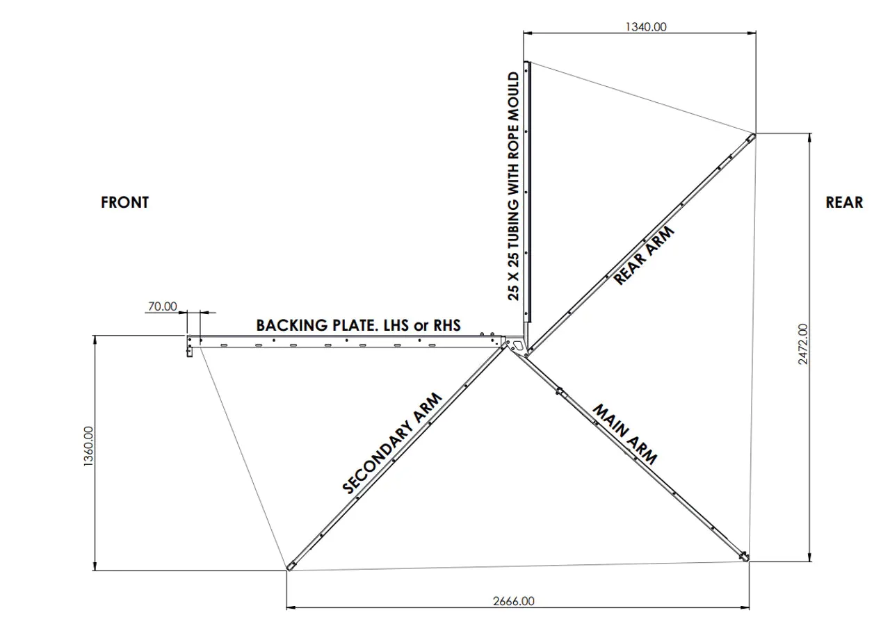 Alu-Cab 270 Shadow Awning