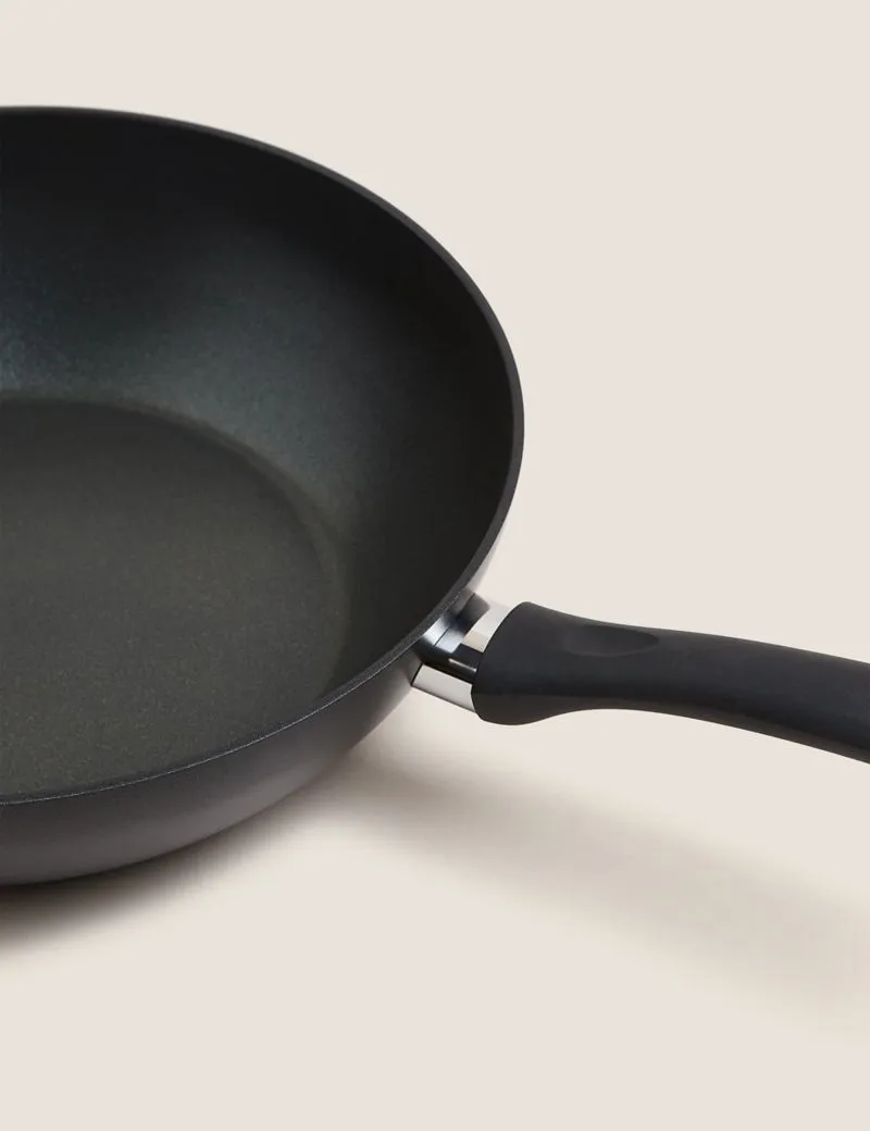 Aluminium 30cm Large Non-Stick Wok