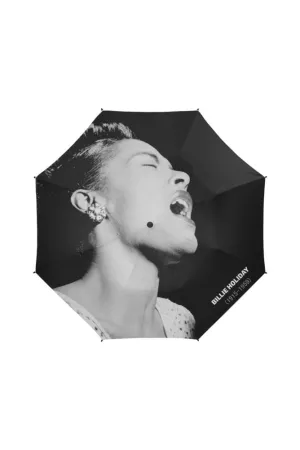 Billie Holiday Semi-Automatic Foldable Umbrella (Model U05)