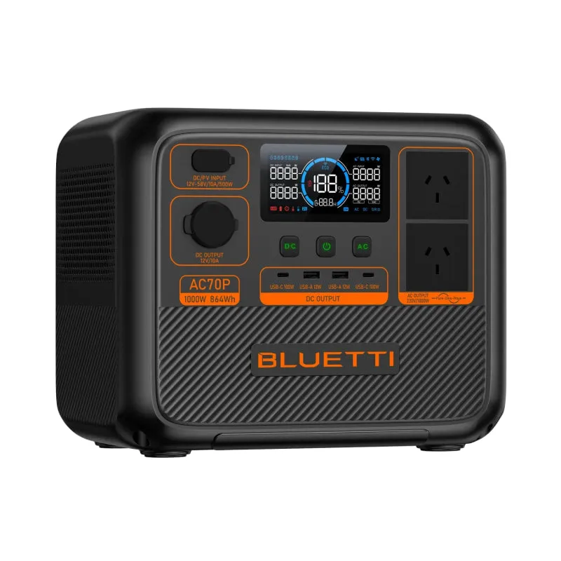 Bluetti AC70P Portable Power Station | 1000W