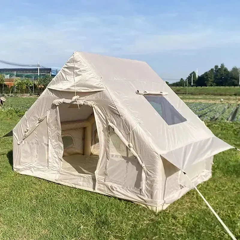 Camping Tent Inflatable Waterproof Family Extra-Large House Big Xxl Autocent Shelter Beach Campaign House 6.3㎡ Outdoor 420D