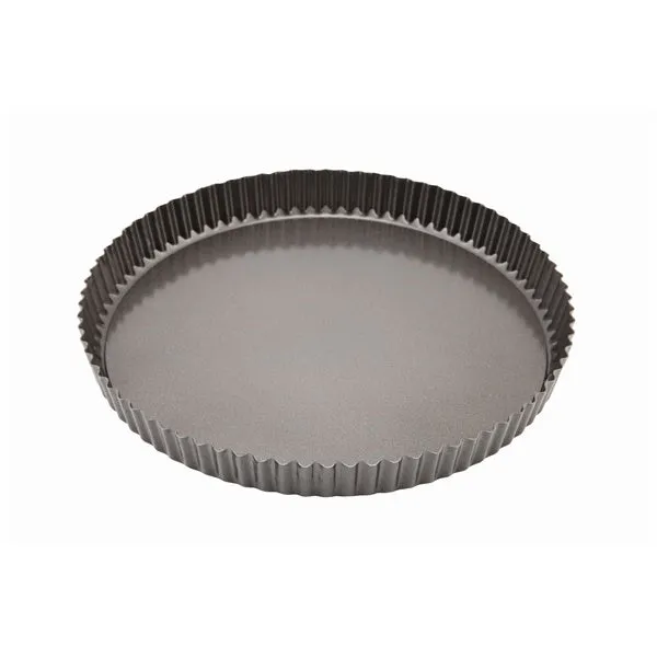 Carbon Steel Non-Stick Fluted Quiche Tin 29cm