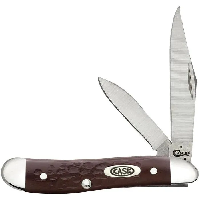 Case 00046 Brown Synthetic Standard Jig Peanut Knife