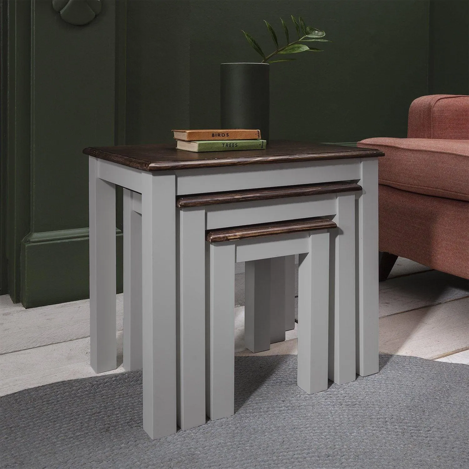 Chatsworth Nest of Tables in Grey