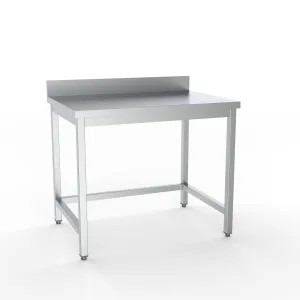 Combisteel Full 430 Stainless Steel 600 Line Worktable With Upstand 1200mm Wide - 7333.0038