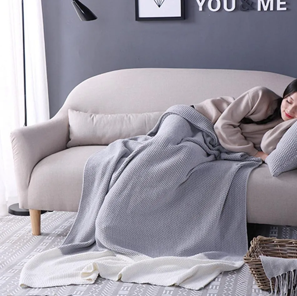 Comfy Polyester Cotton Blanket