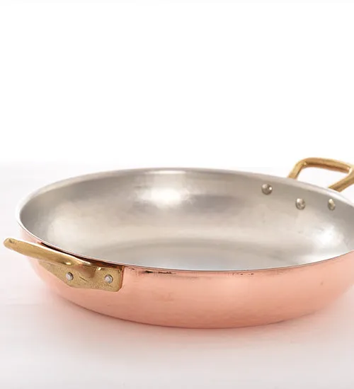 COPPER PAN TWO HANDLES