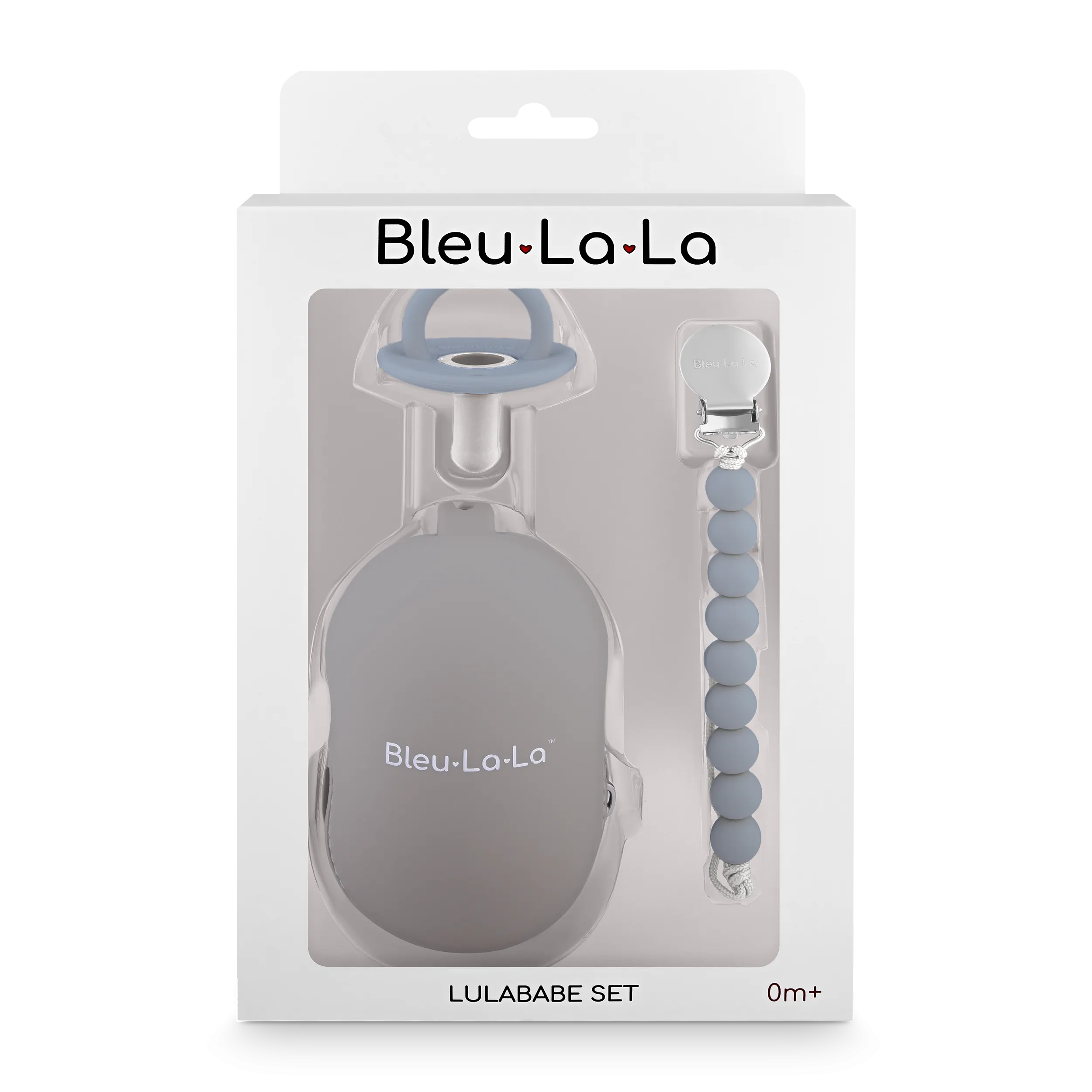 Gift Set - Lulababe Pacifier, Clip, And Case Gift Set By Bleu La La