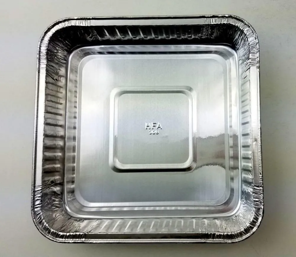 HFA 9" Square Cake Foil Cake Pan 500/CS