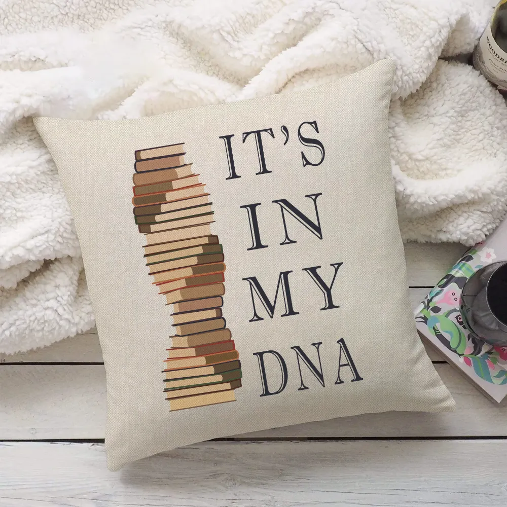 It's In My DNA Book Lovers Gift PILS15