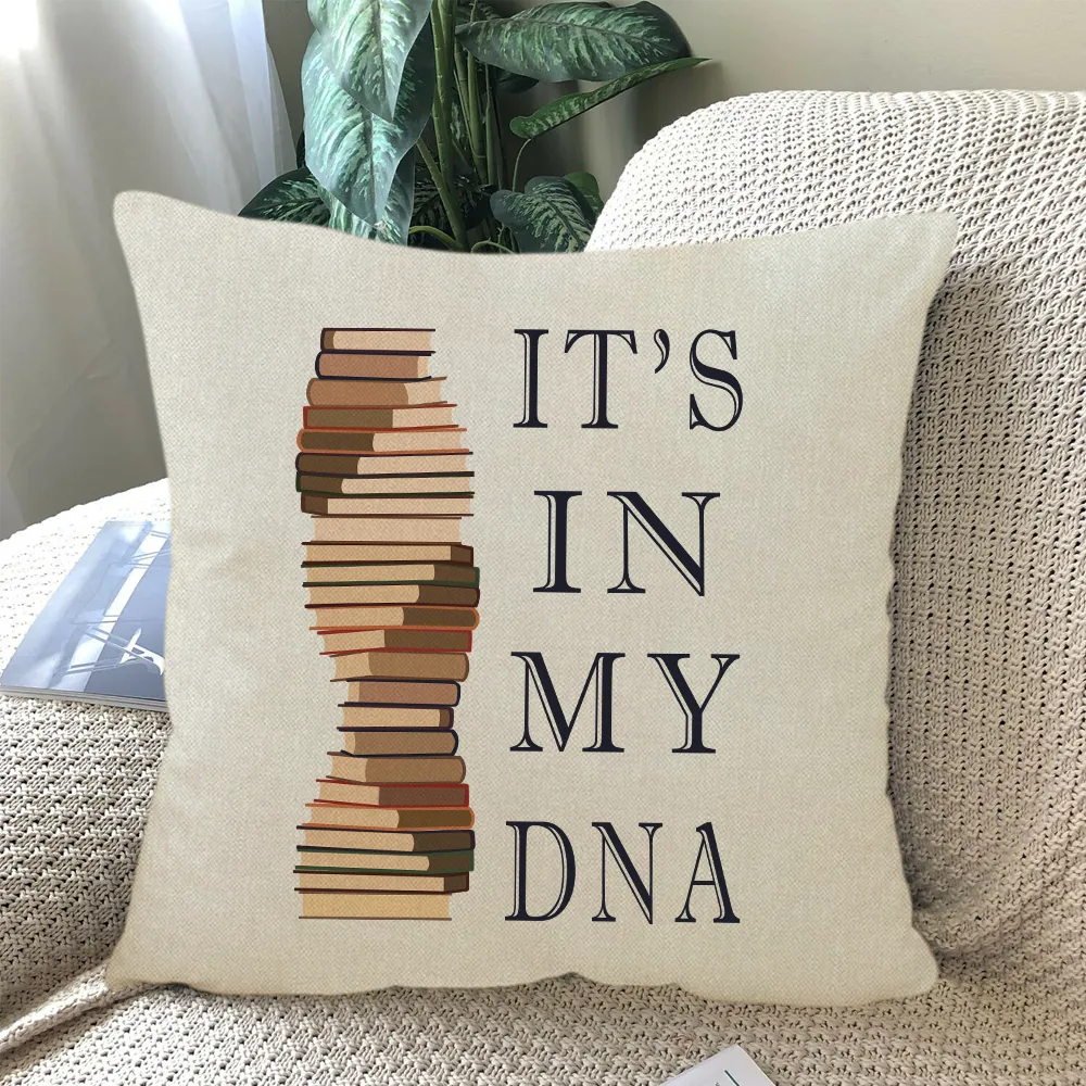 It's In My DNA Book Lovers Gift PILS15