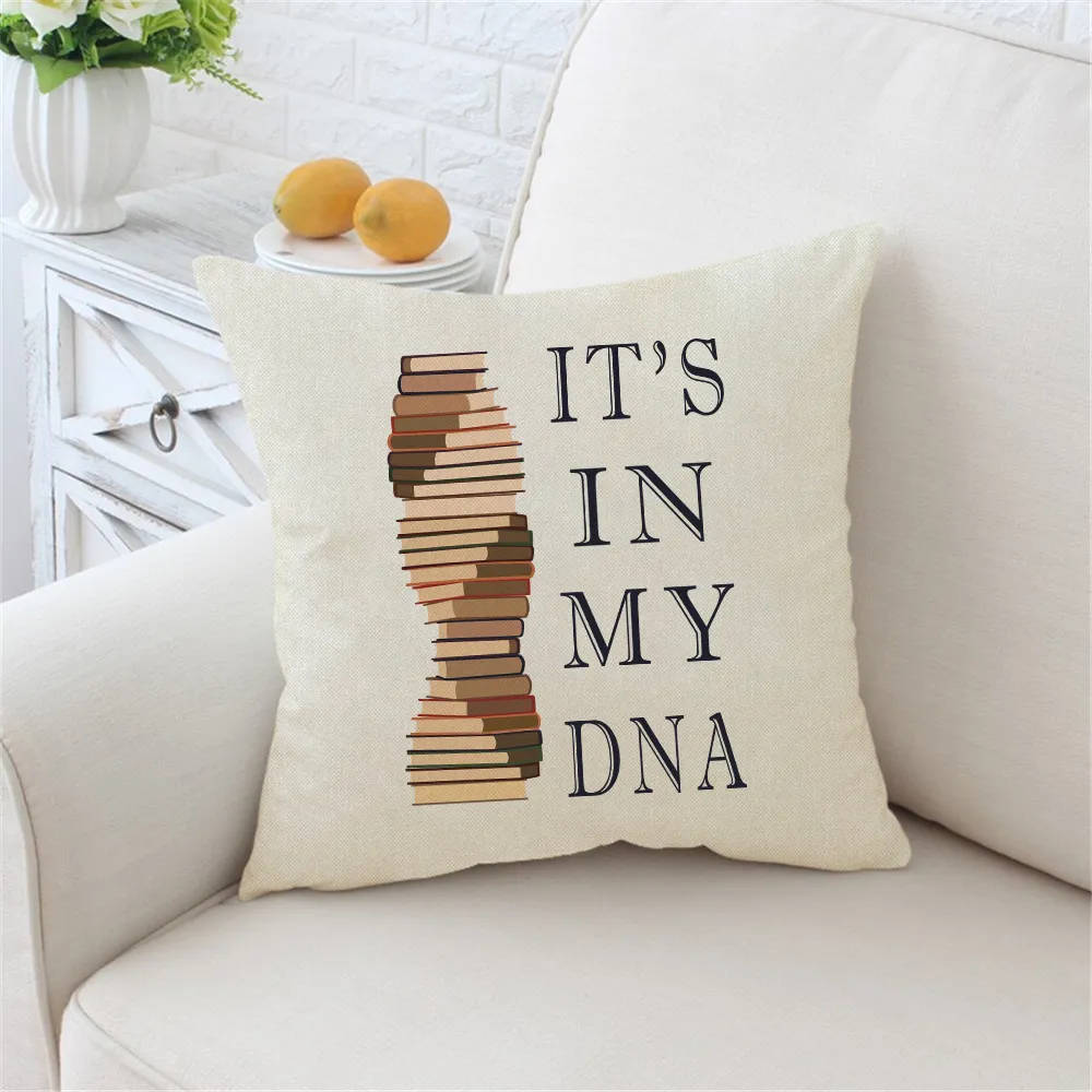 It's In My DNA Book Lovers Gift PILS15