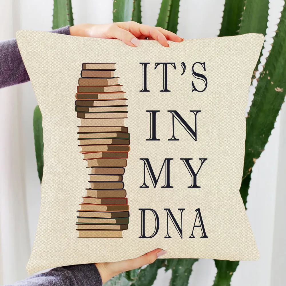 It's In My DNA Book Lovers Gift PILS15