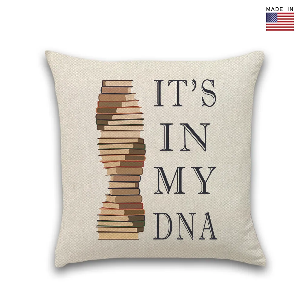 It's In My DNA Book Lovers Gift PILS15