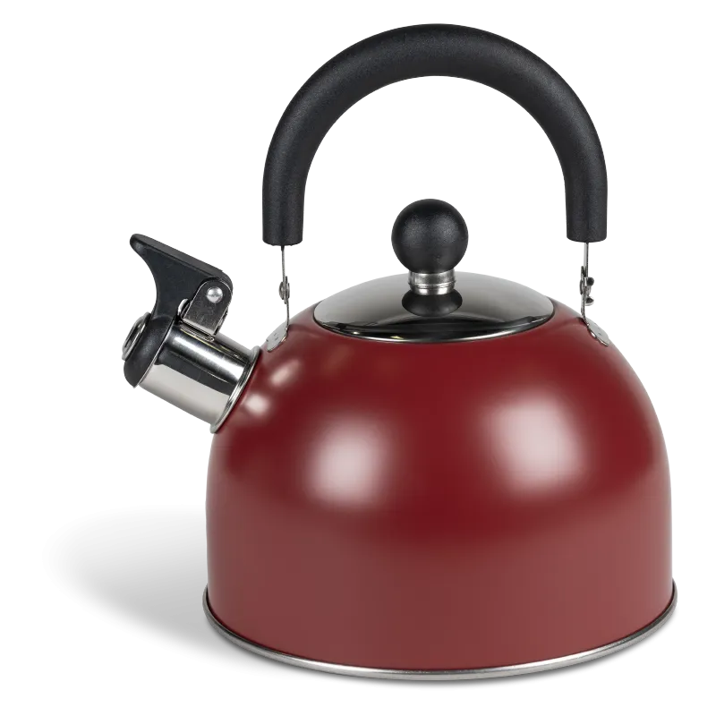 Kampa 2 ltr Brew Stainless Steel Whistling Kettle