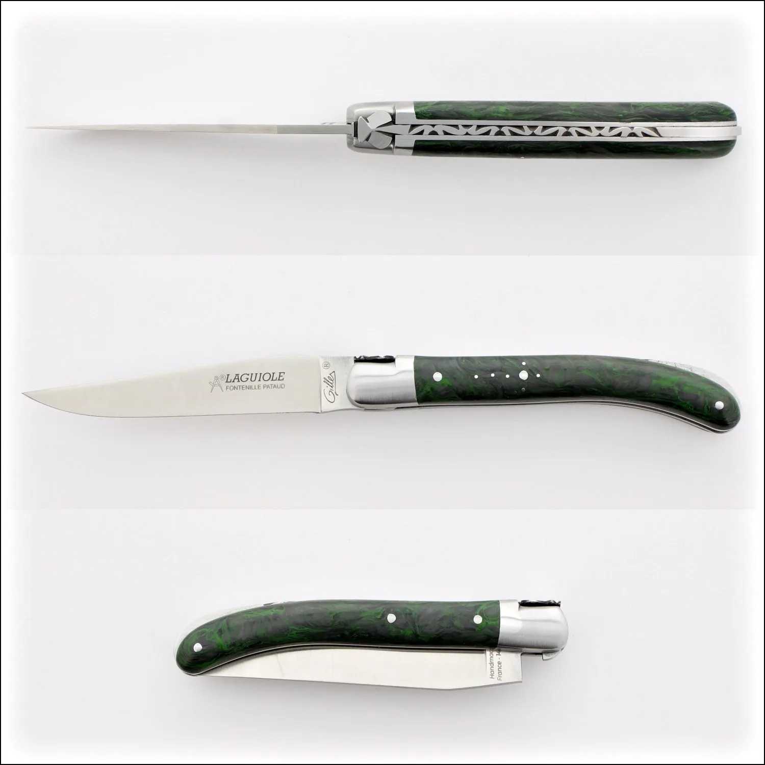 Laguiole Le Pocket Classic Green Dark Matter