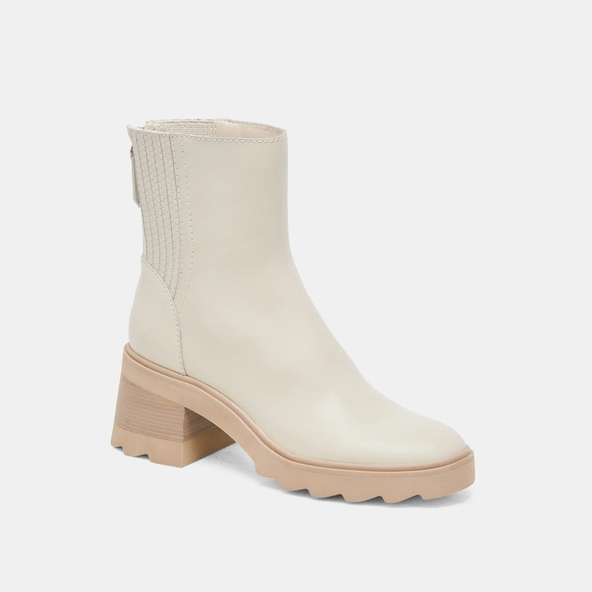 MARTEY H2O WIDE BOOTS IVORY LEATHER