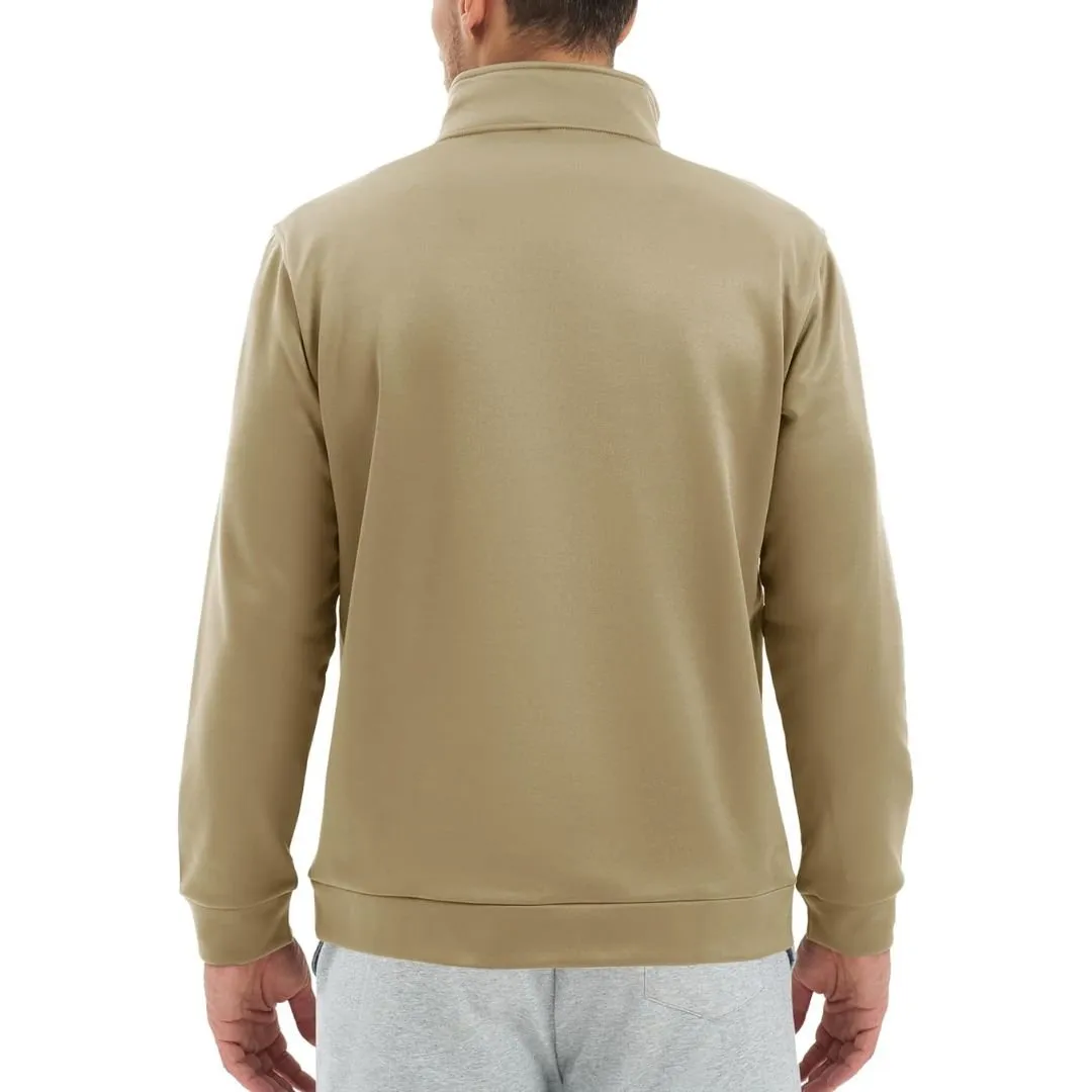 Men's Quarter Zip Pullover Sweatshirts Lightweight Fleece Lined