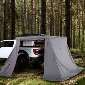 Overland Vehicle Systems HD Nomadic 270 LT Awning Wall 2 Piece Kit - Driver Side