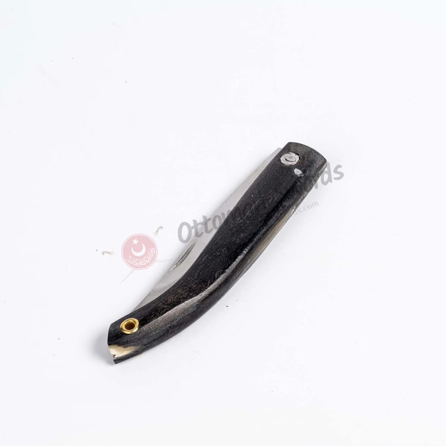 Ram Horn Handle Classic Basic Folding Pocket Knife