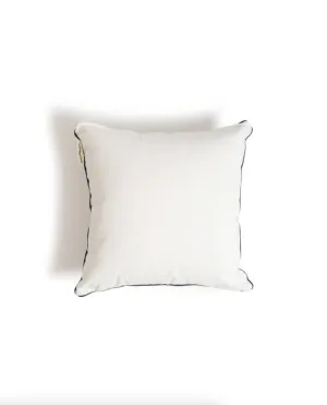 Rivie White Outdoor Pillow | 18x18