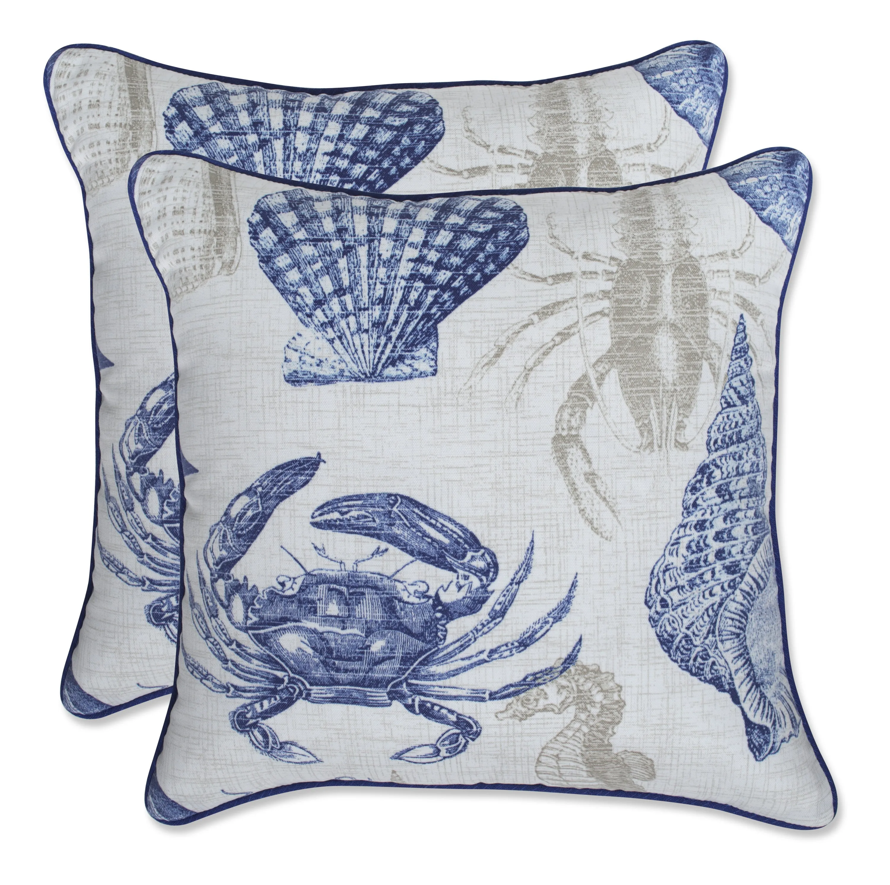 Sealife Marine 16.5-Inch Throw Pillow (Set of 2)