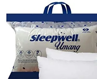 Sleepwell Polyester Fibre Pillow, King, White, 2 Pieces