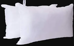 Sleepwell Polyester Fibre Pillow, King, White, 2 Pieces