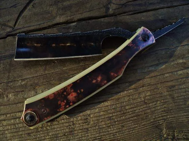 SOLD-Dylan Farnham #35, Custom Straight Razor