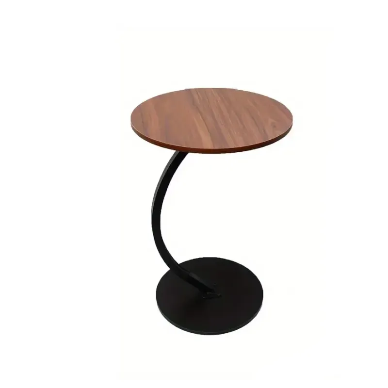 Stable Wooden C-Shape Frame Coffee Table Hb-37