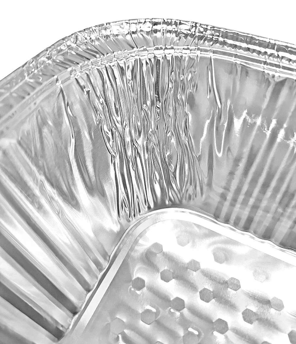 Third-Size Aluminum Foil Steam Table Pan w/Lid Combo 10/PK