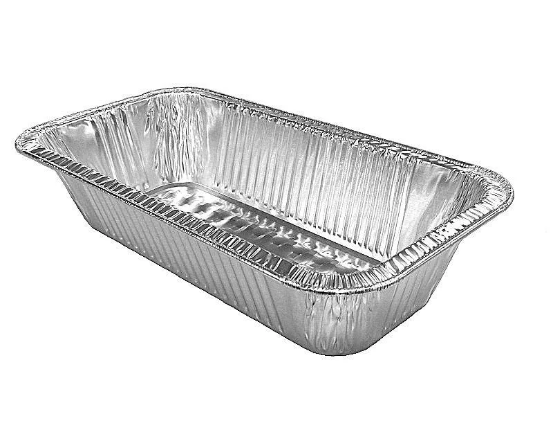 Third-Size Aluminum Foil Steam Table Pan w/Lid Combo 10/PK