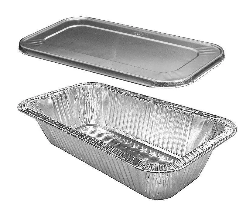 Third-Size Aluminum Foil Steam Table Pan w/Lid Combo 10/PK