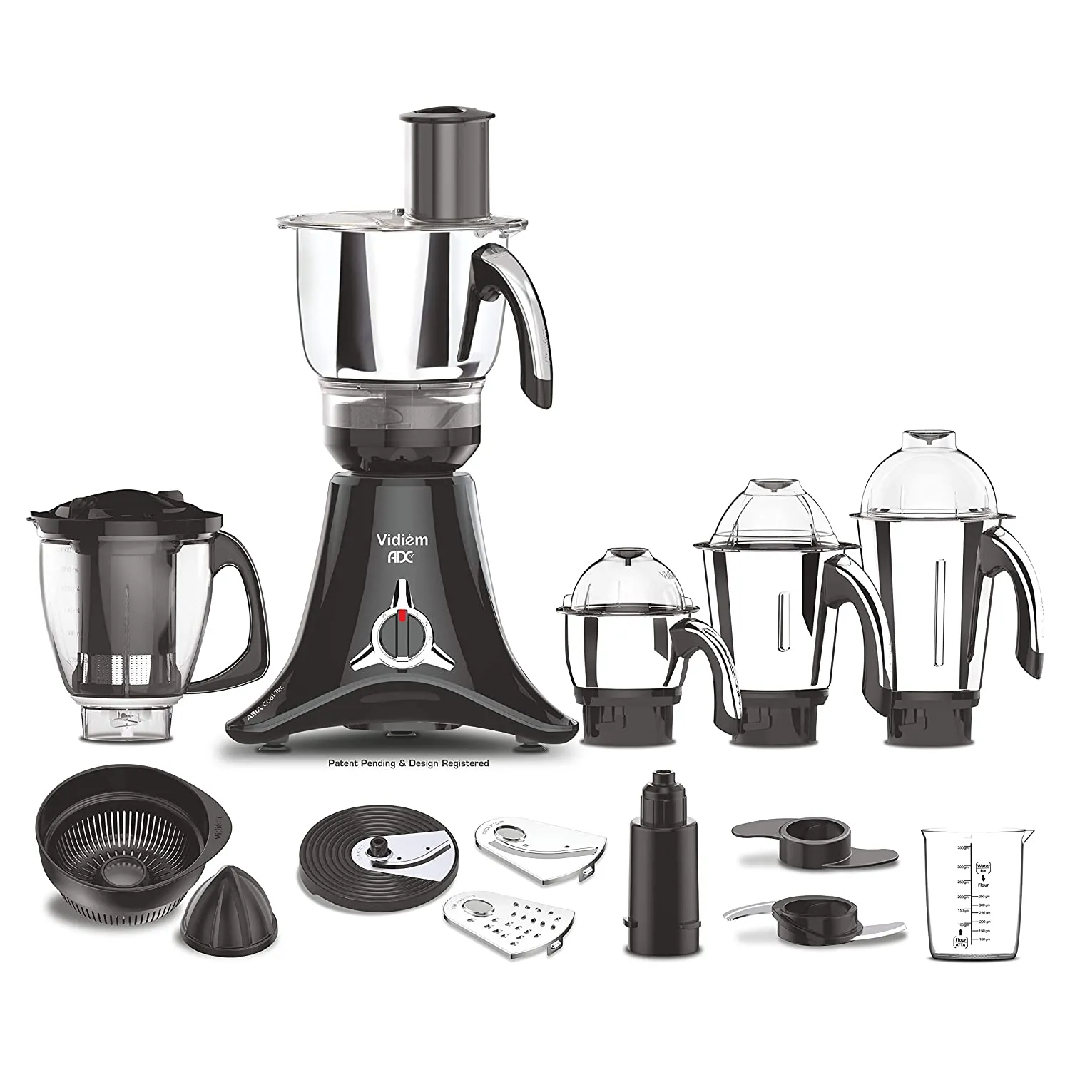 VIDIEM VSTAR ADC 550 WATT MIXER GRINDER - 110V WITH 5 JARS