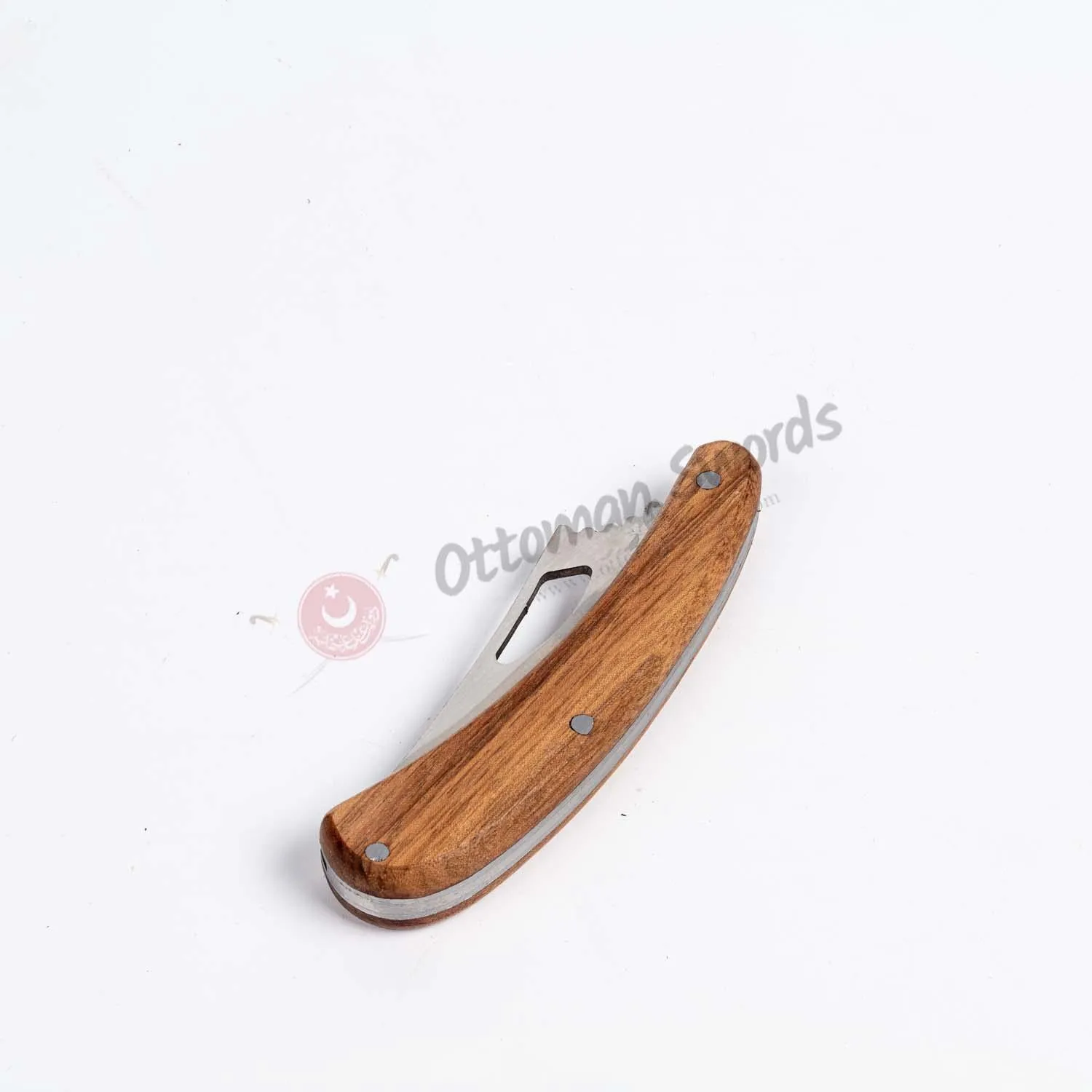 Walnut Handle Small Folding Knife 2.5 İnches Blade