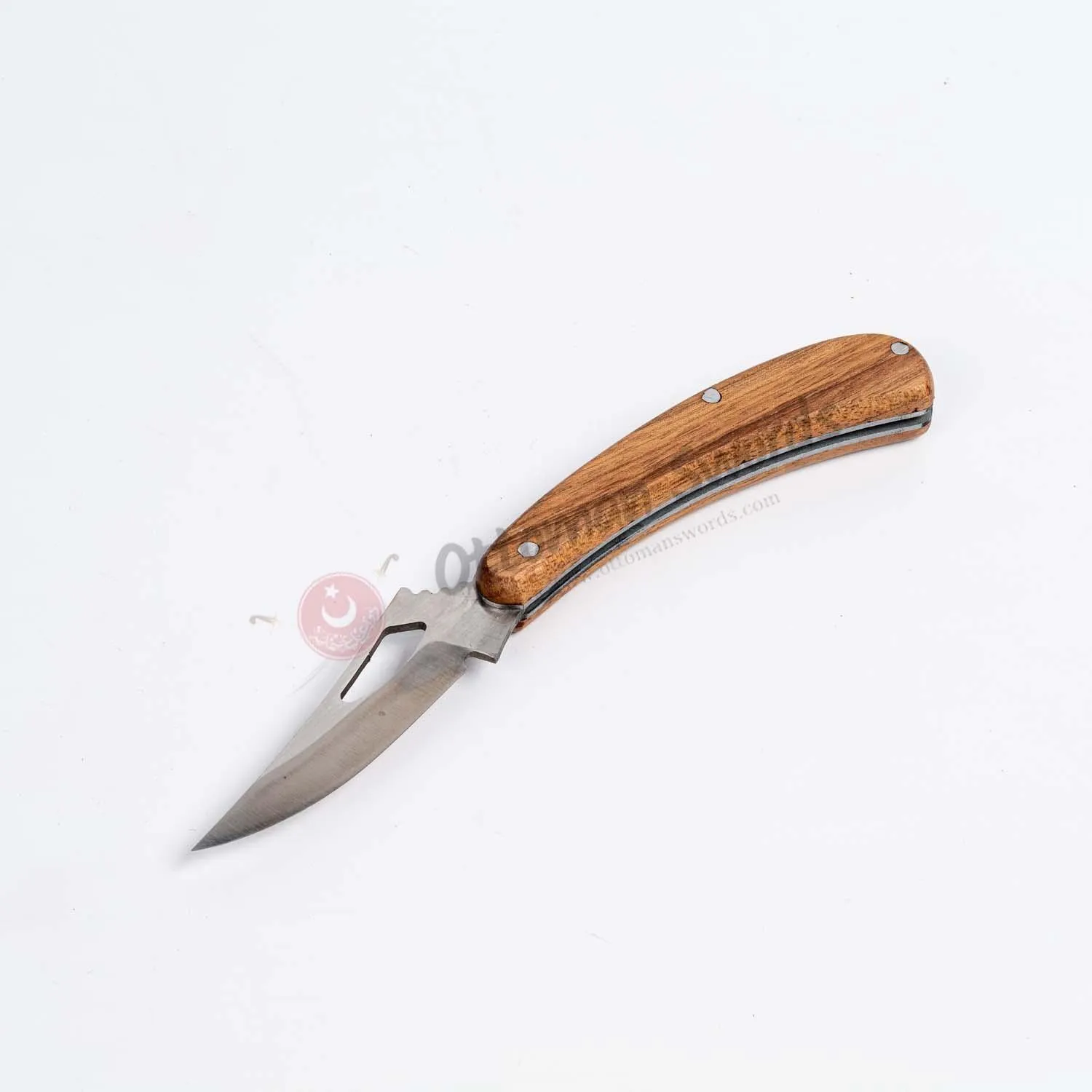 Walnut Handle Small Folding Knife 2.5 İnches Blade